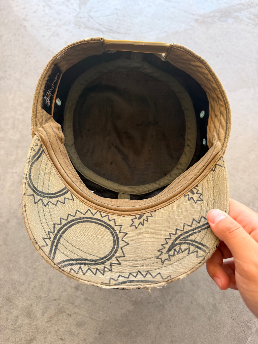 Stussy paisley hat