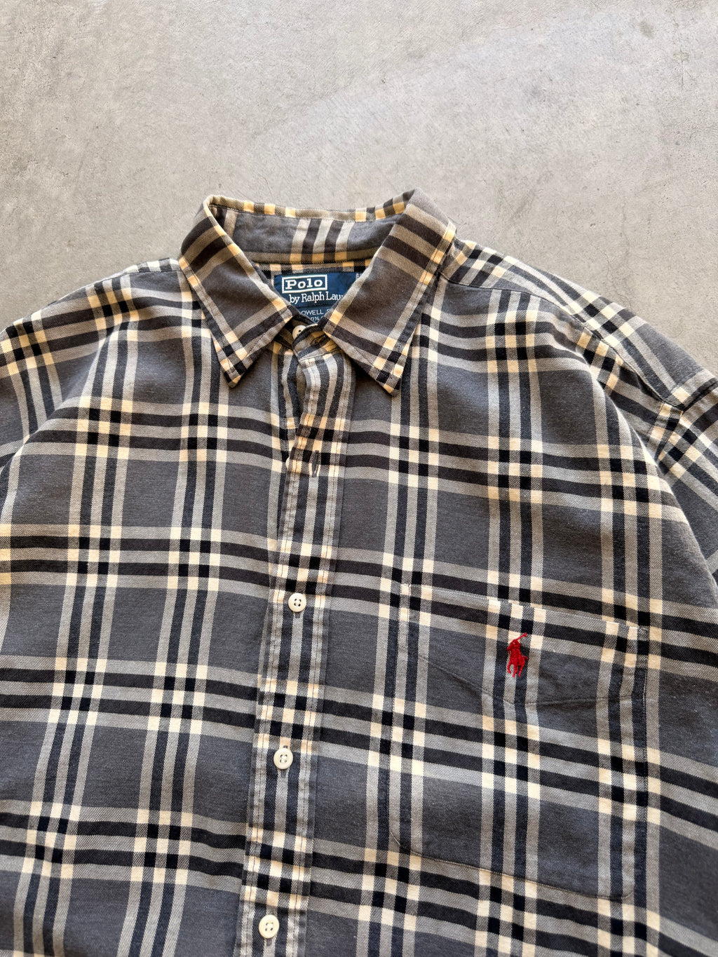 Grey Polo Ralph Lauren flannel - XL