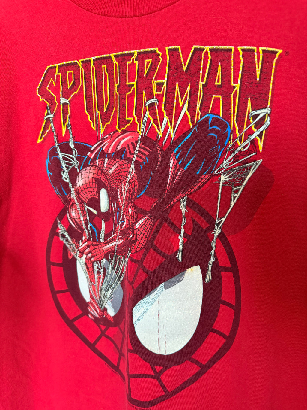 Spiderman 2002 red tee - XL