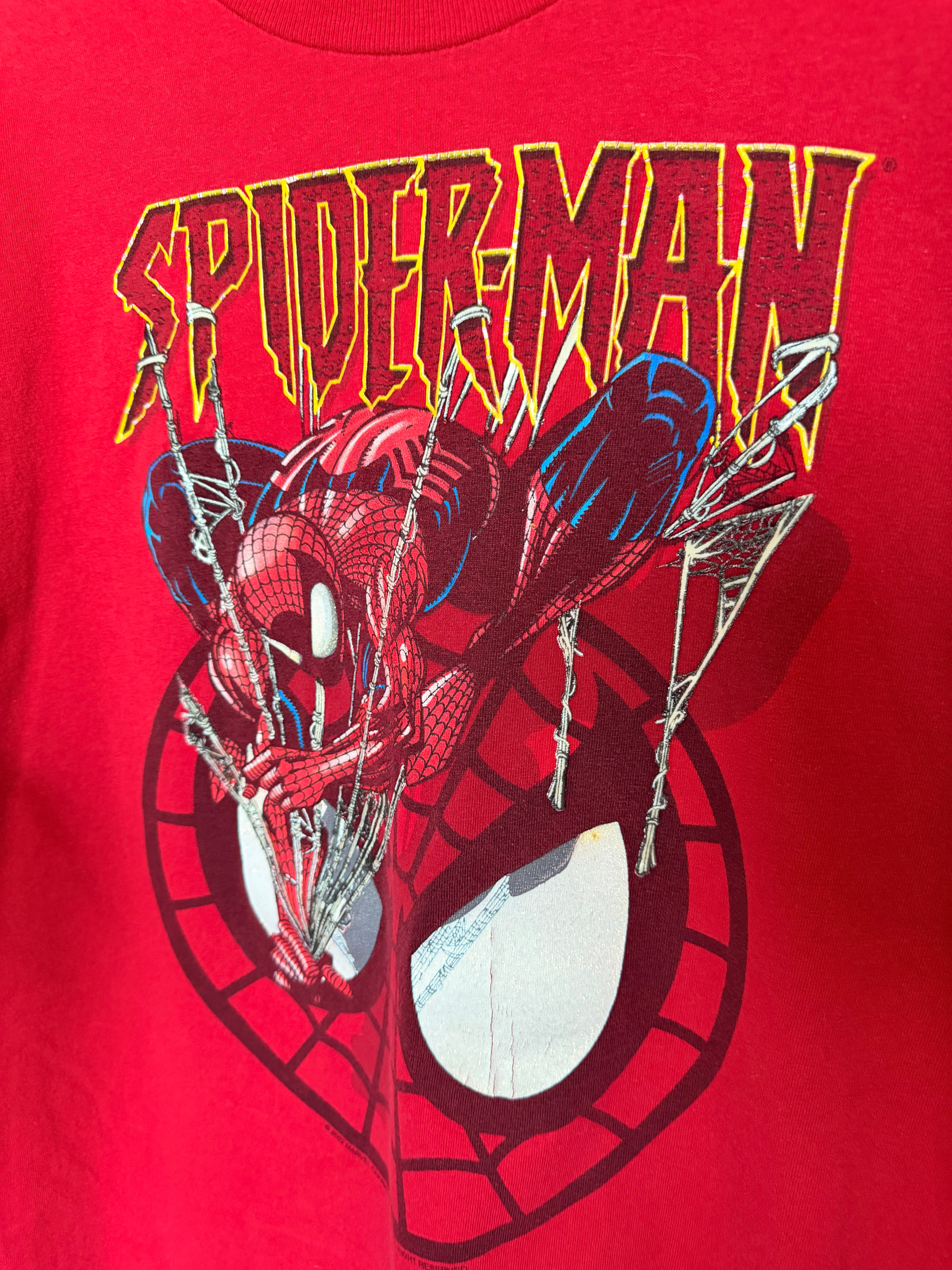 Spiderman 2002 red tee - XL
