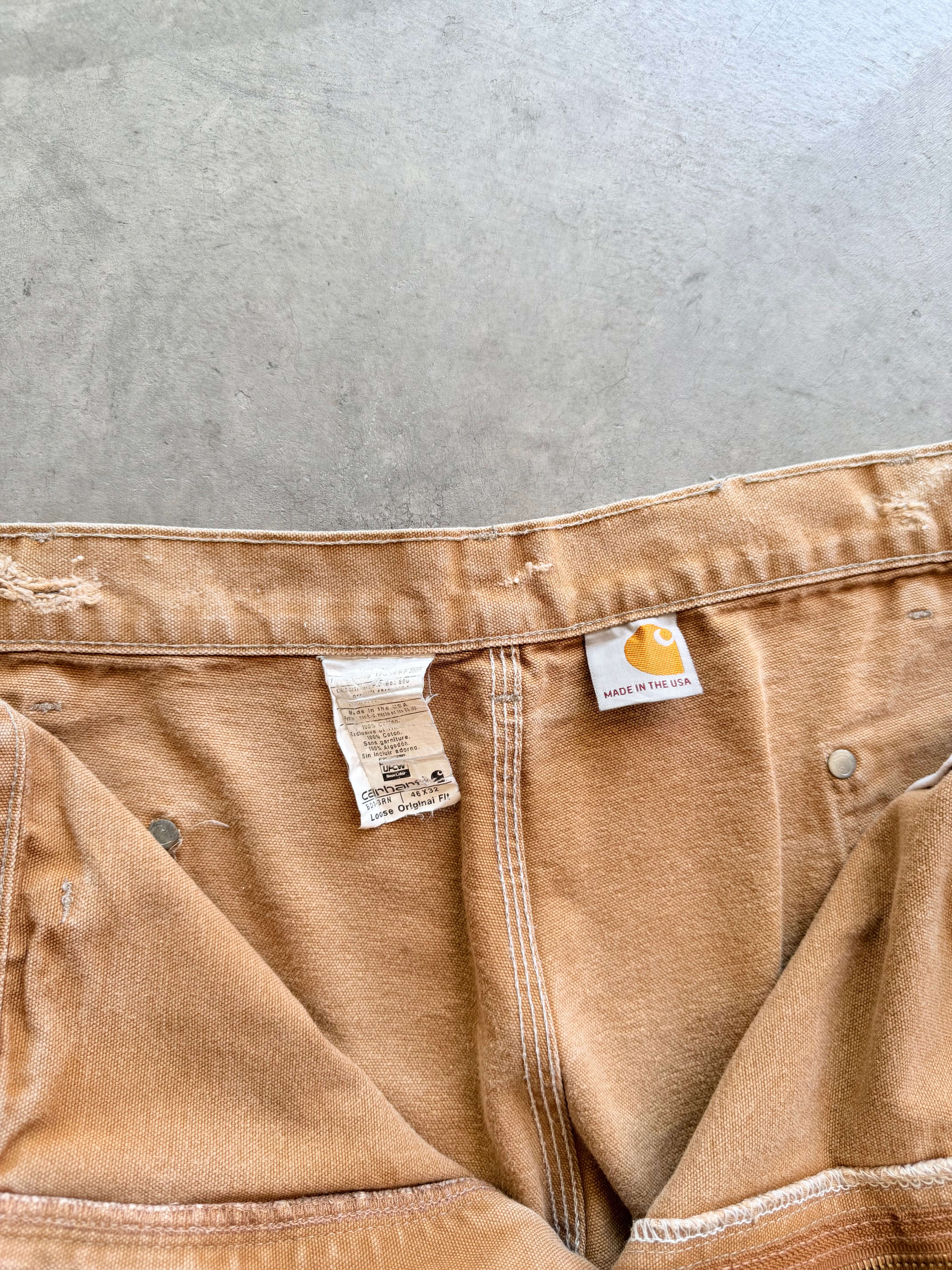 Carhartt tan double knee pants Sz 42