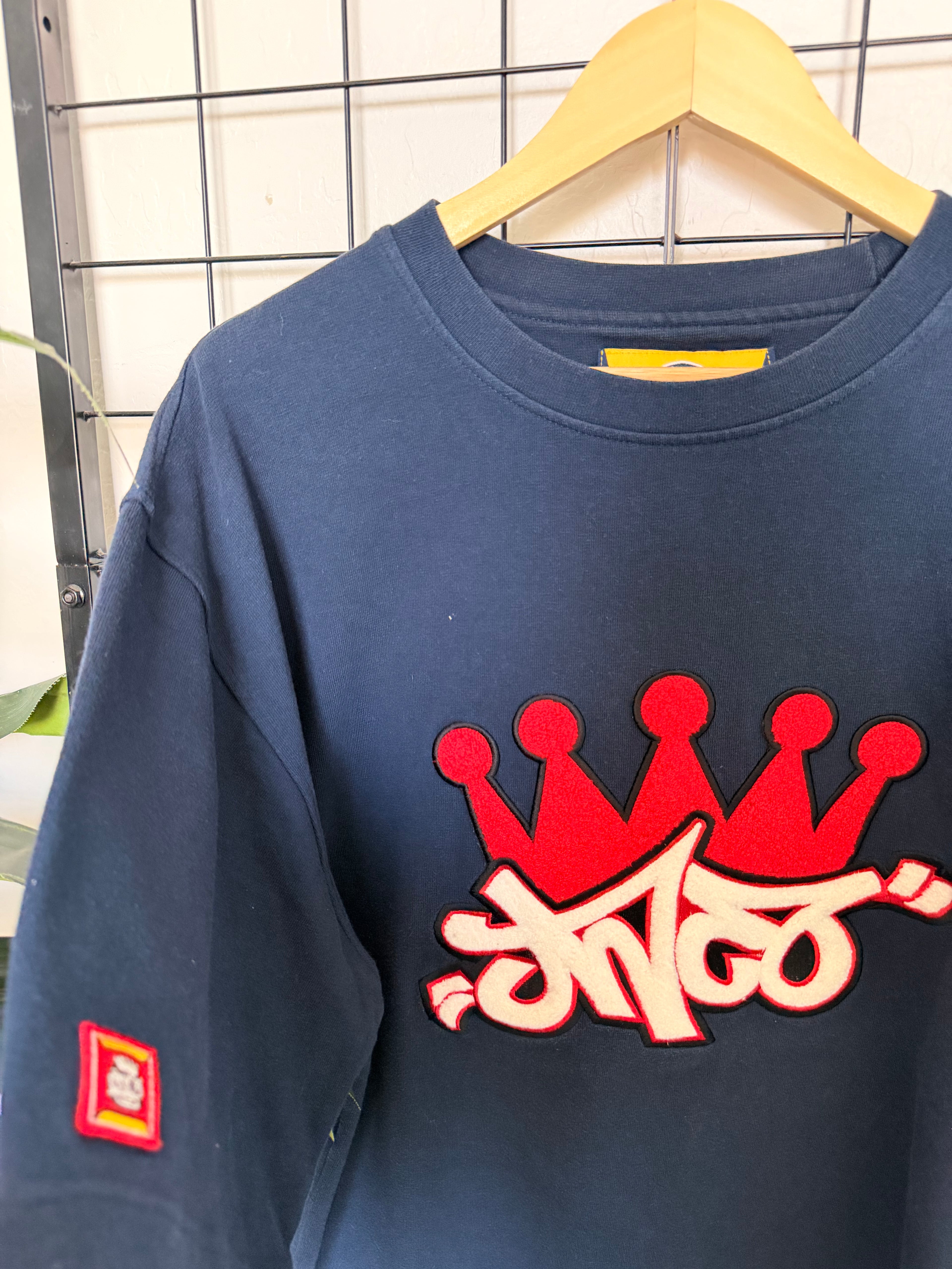 JNCO Jeans crown puff print logo tee - L