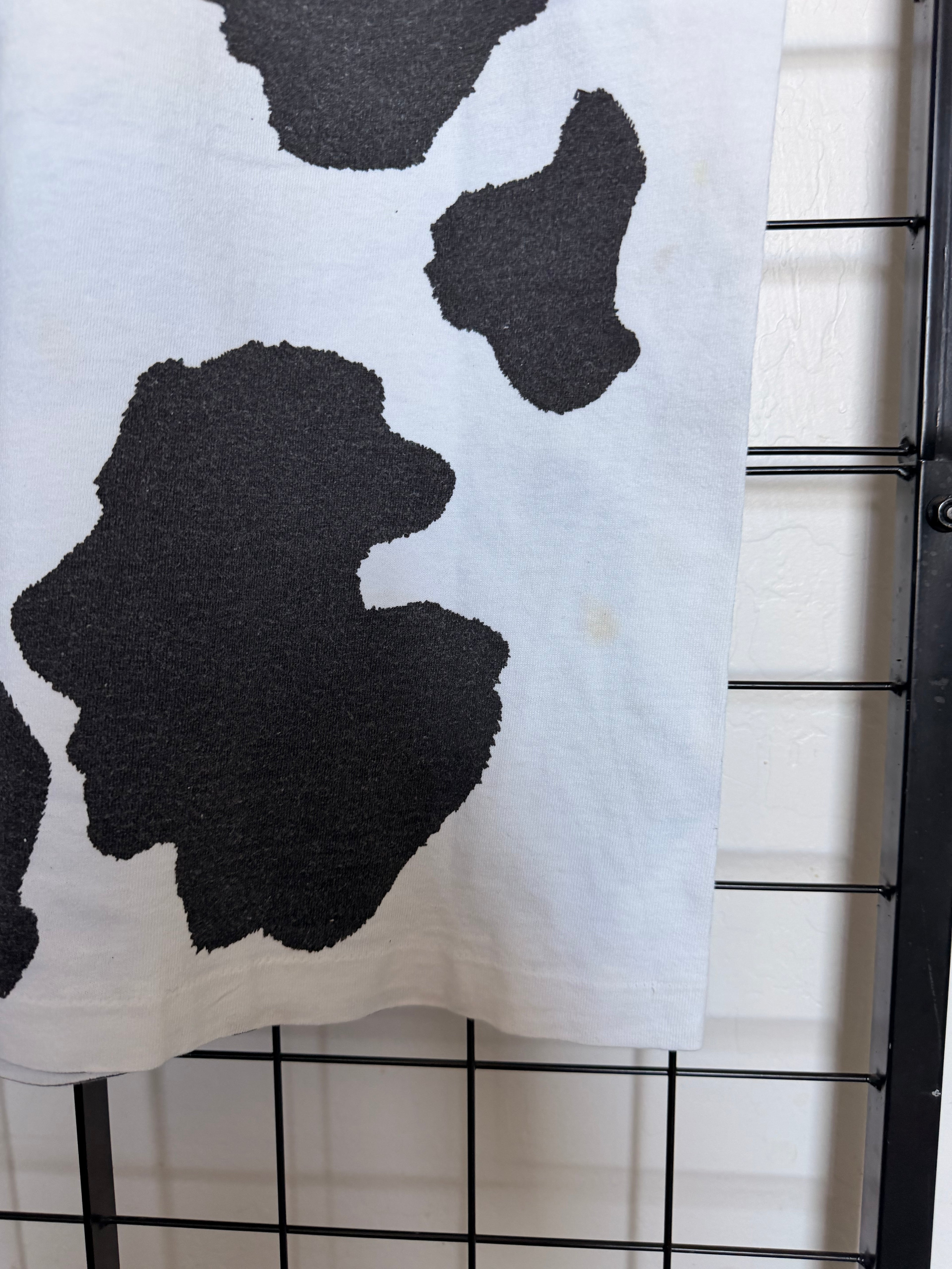 90s Cow AOP tee - L