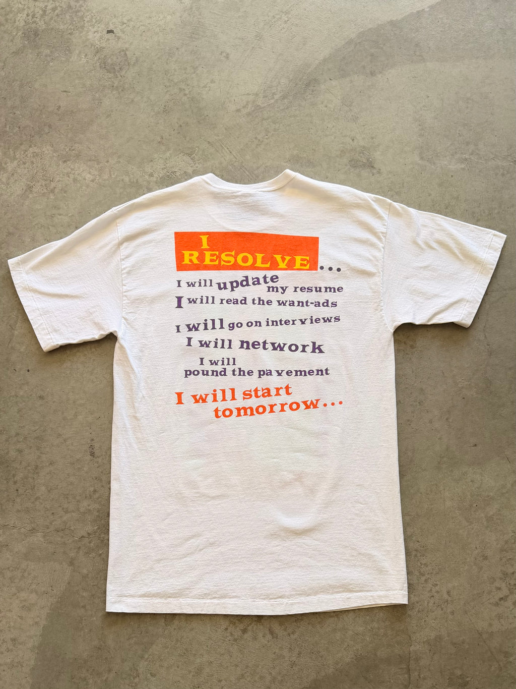 Looney Tunes "get a job" tee - L