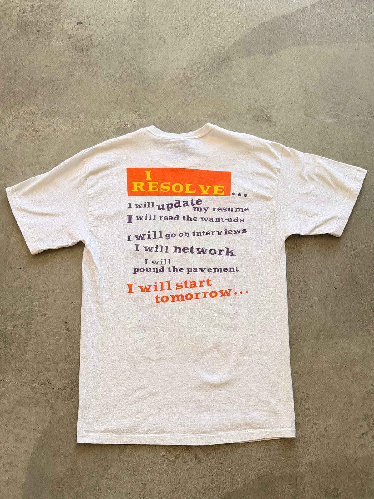 Looney Tunes "get a job" tee - L