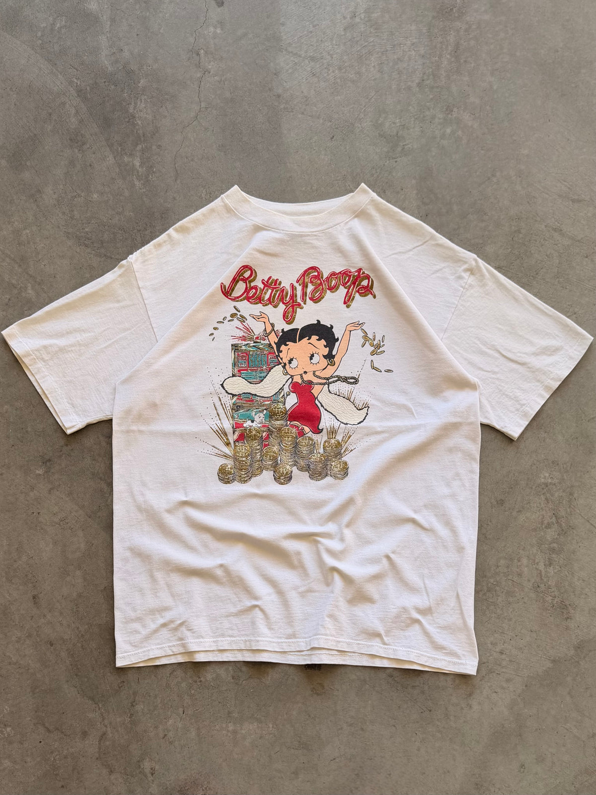 Betty boop white tee - XL