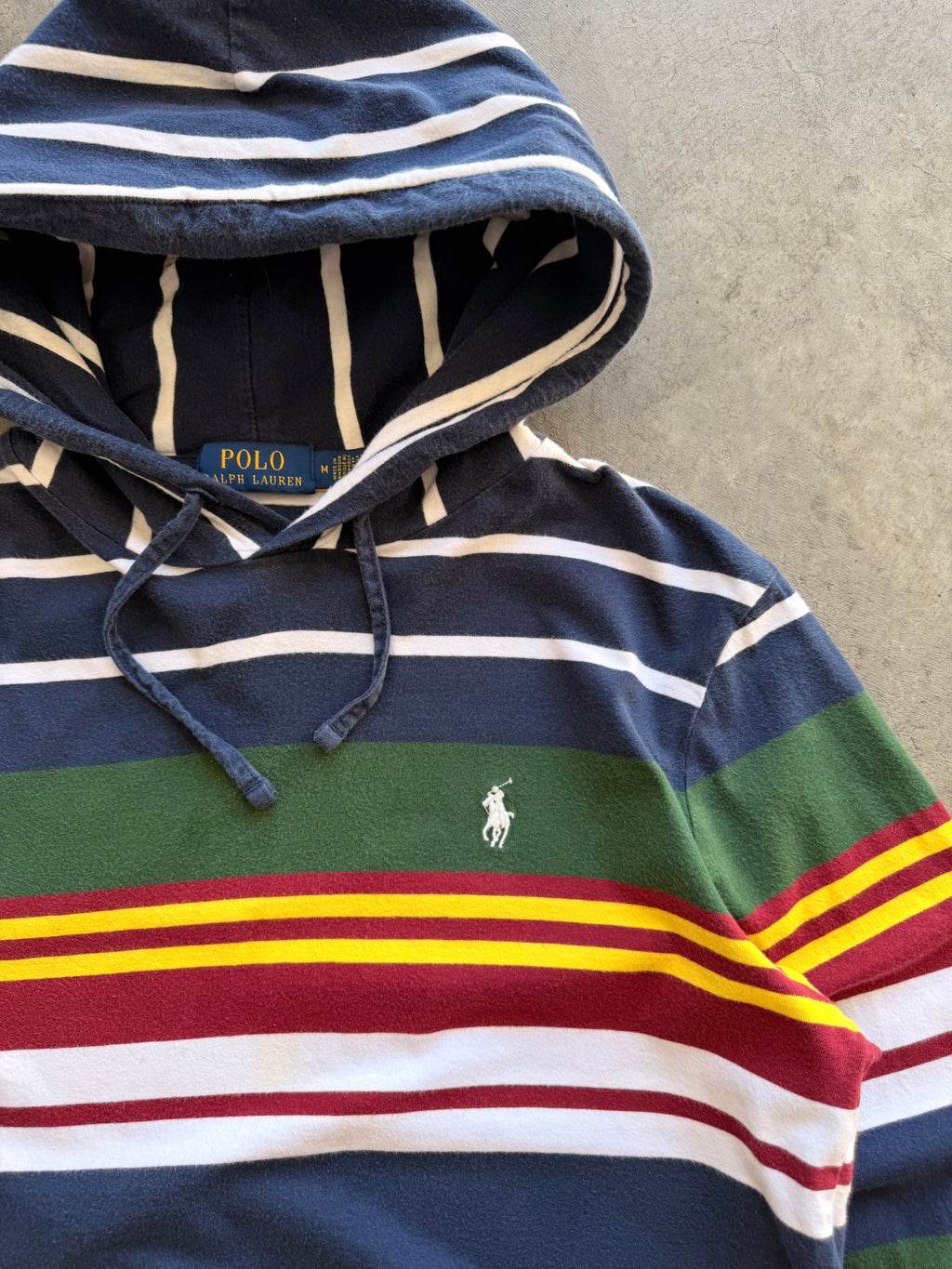 Polo green lightweight hoodie - M