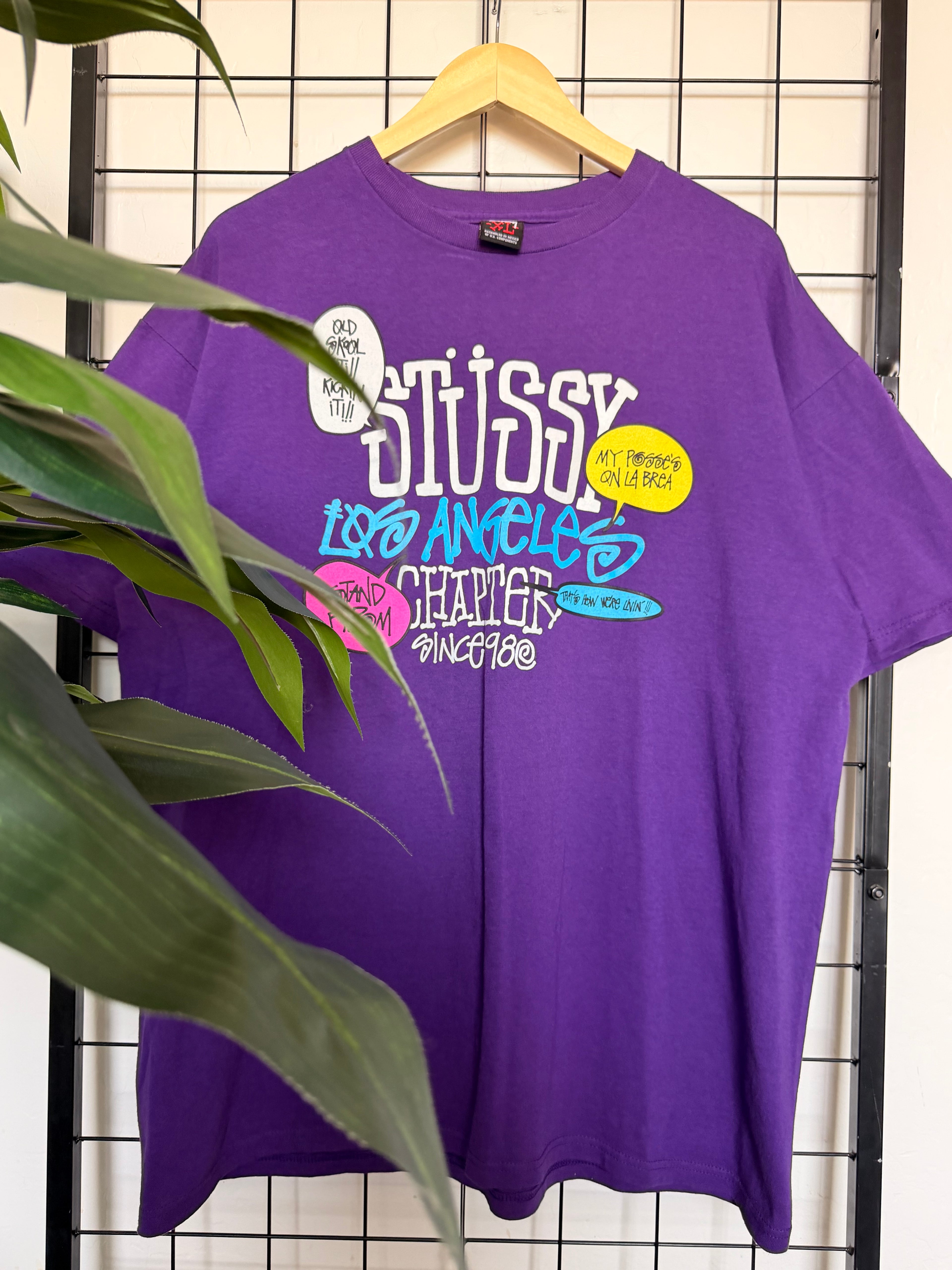 Stussy vintage Los Angeles chapter tee - XL