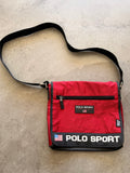 Polo Sport red messenger bag