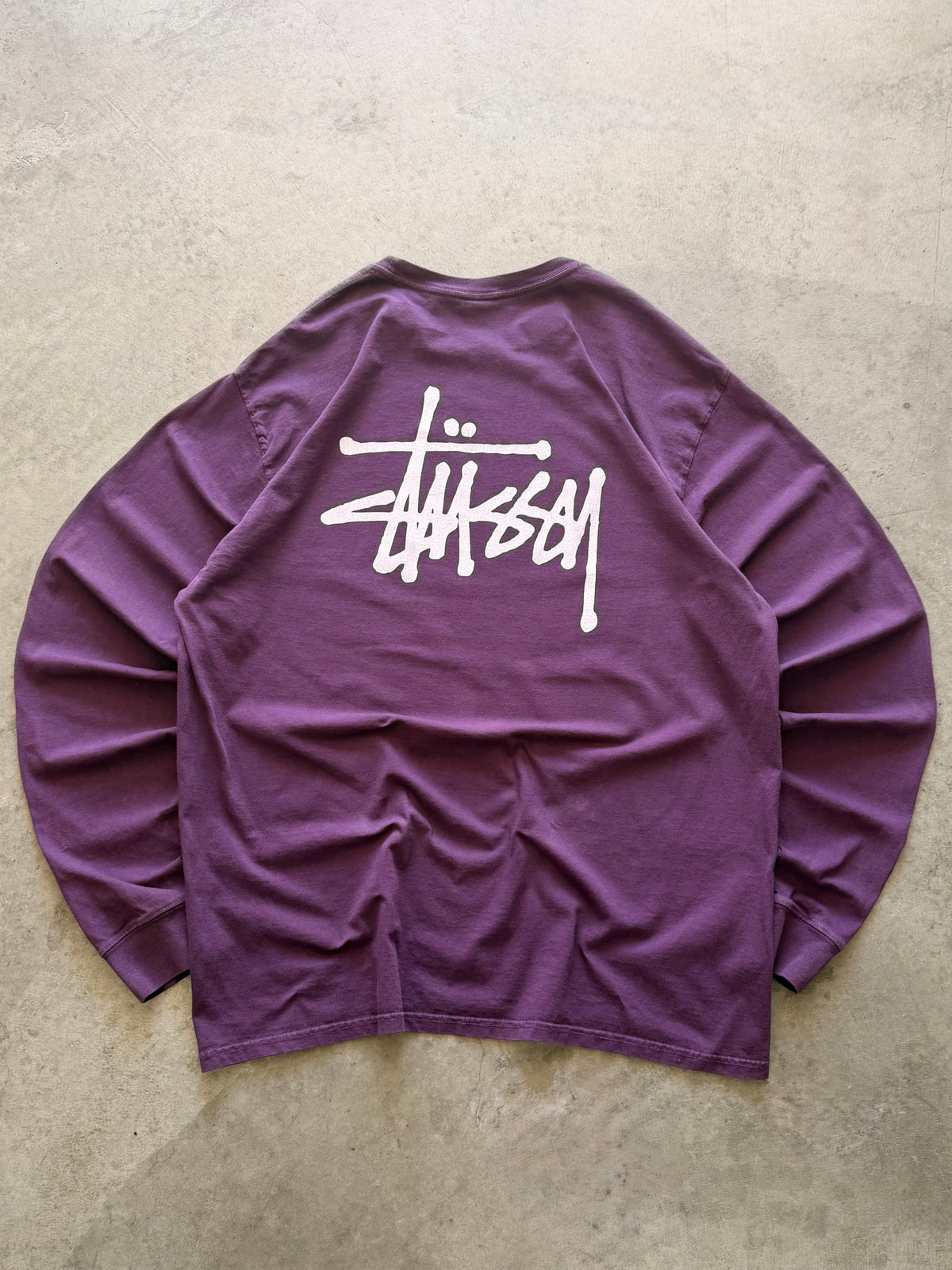Stussy basic logo long sleeve - XL