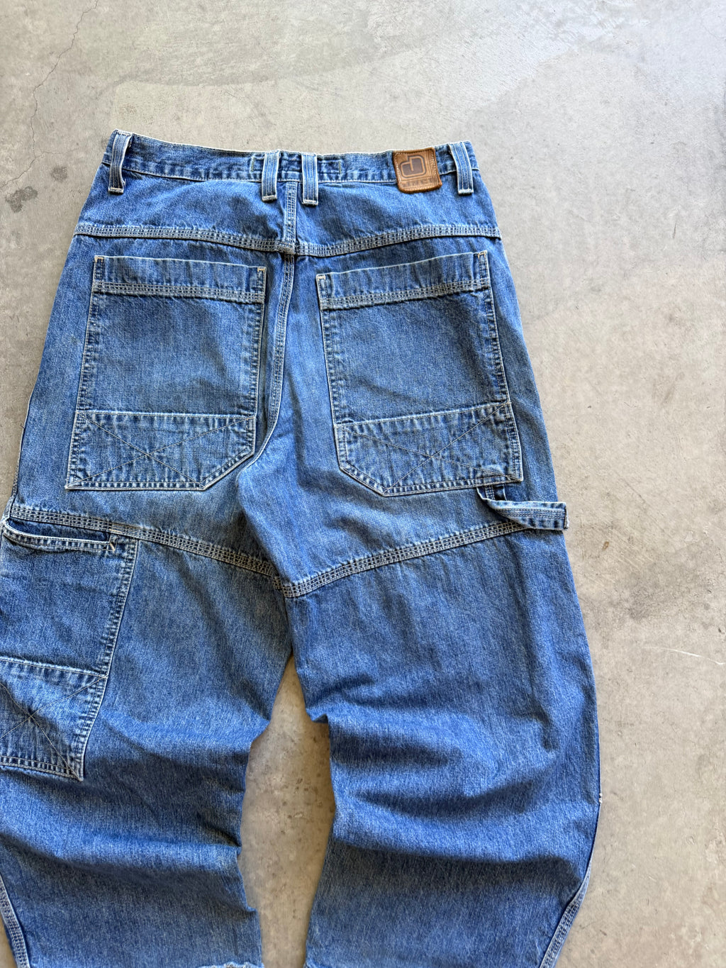 JNCO double knee vintage denim jeans Sz 34