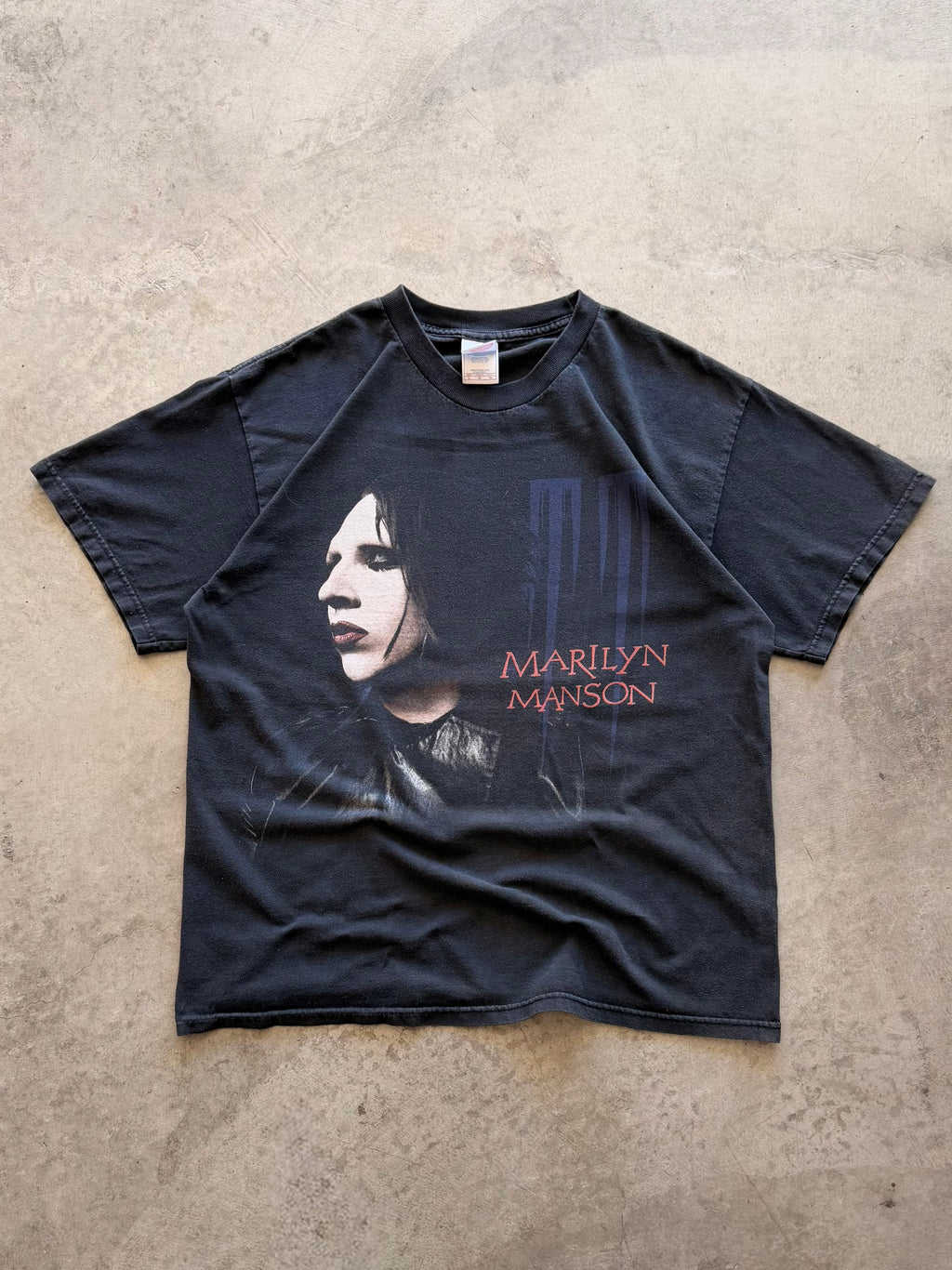 Marilyn Manson black tee - L