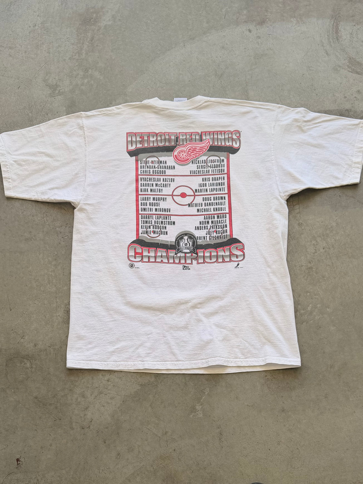 Detroit Red Wings Caricature tee - L