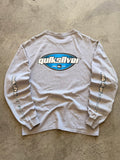 Quiksilver grey long sleeve - M