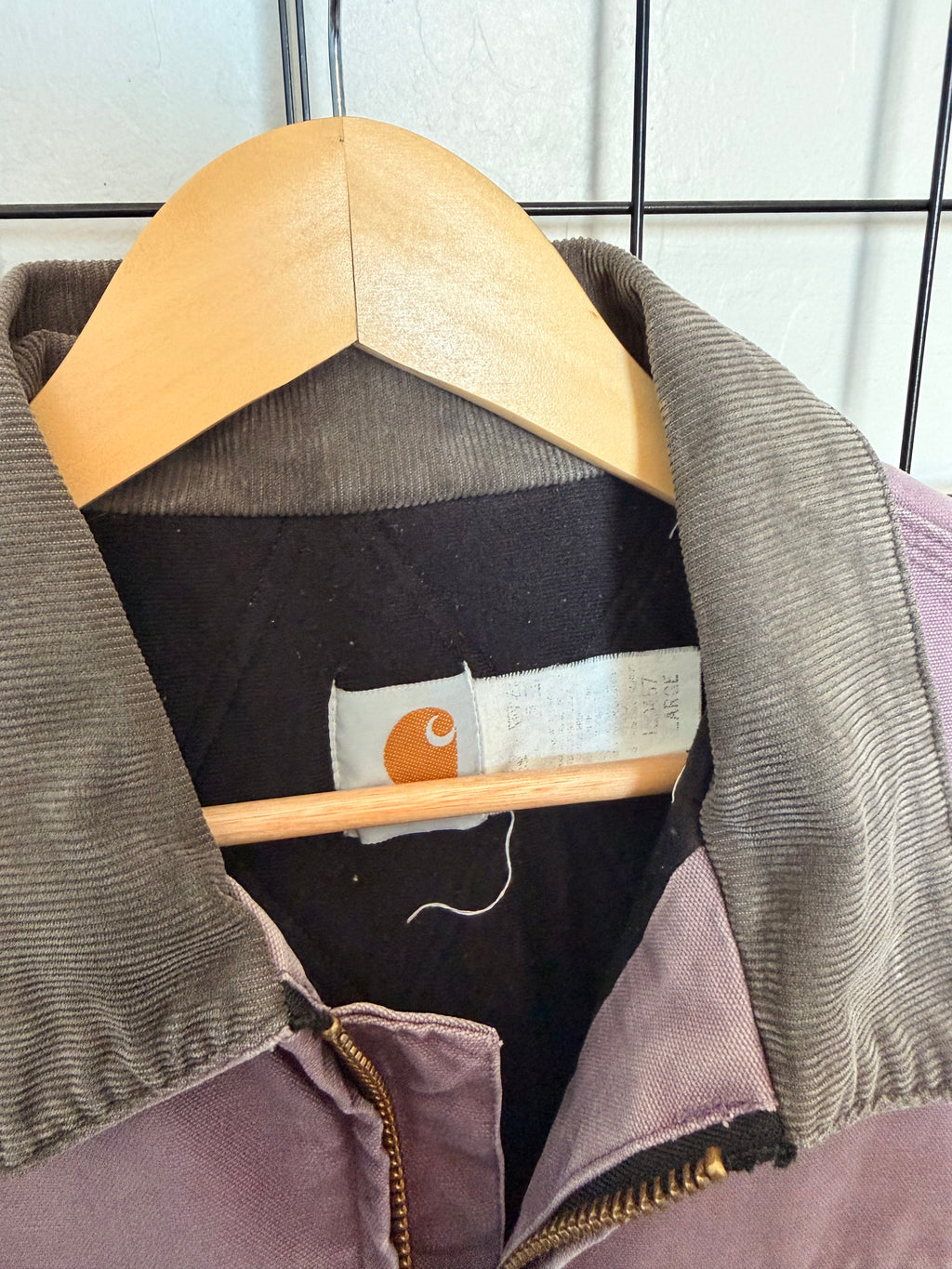 90s Carhartt santa fe purple Aztec jacket - L