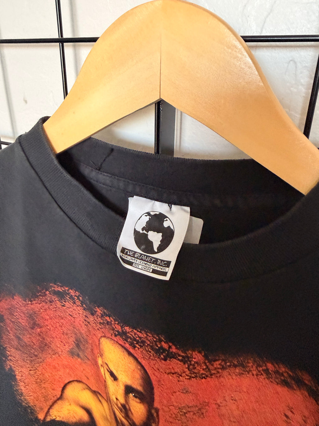 WCW Goldberg black tee - L