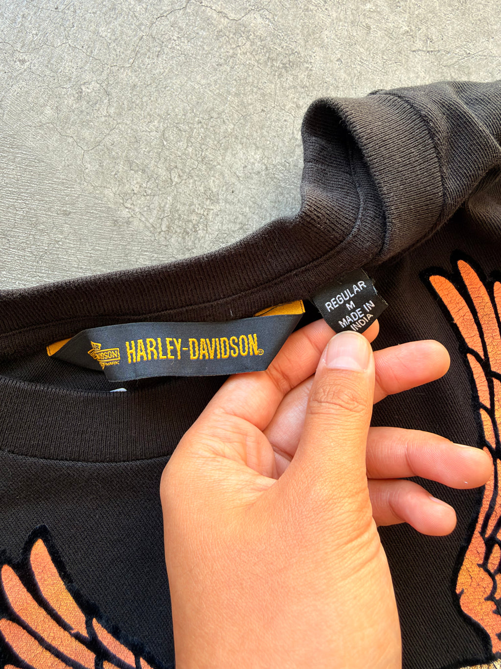 Harley eagle long sleeve - M