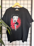 Betty Boop with tattoos black tee - XL