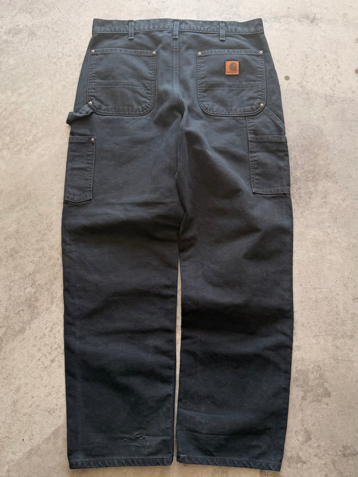 Black Carhartt double knees 34x31