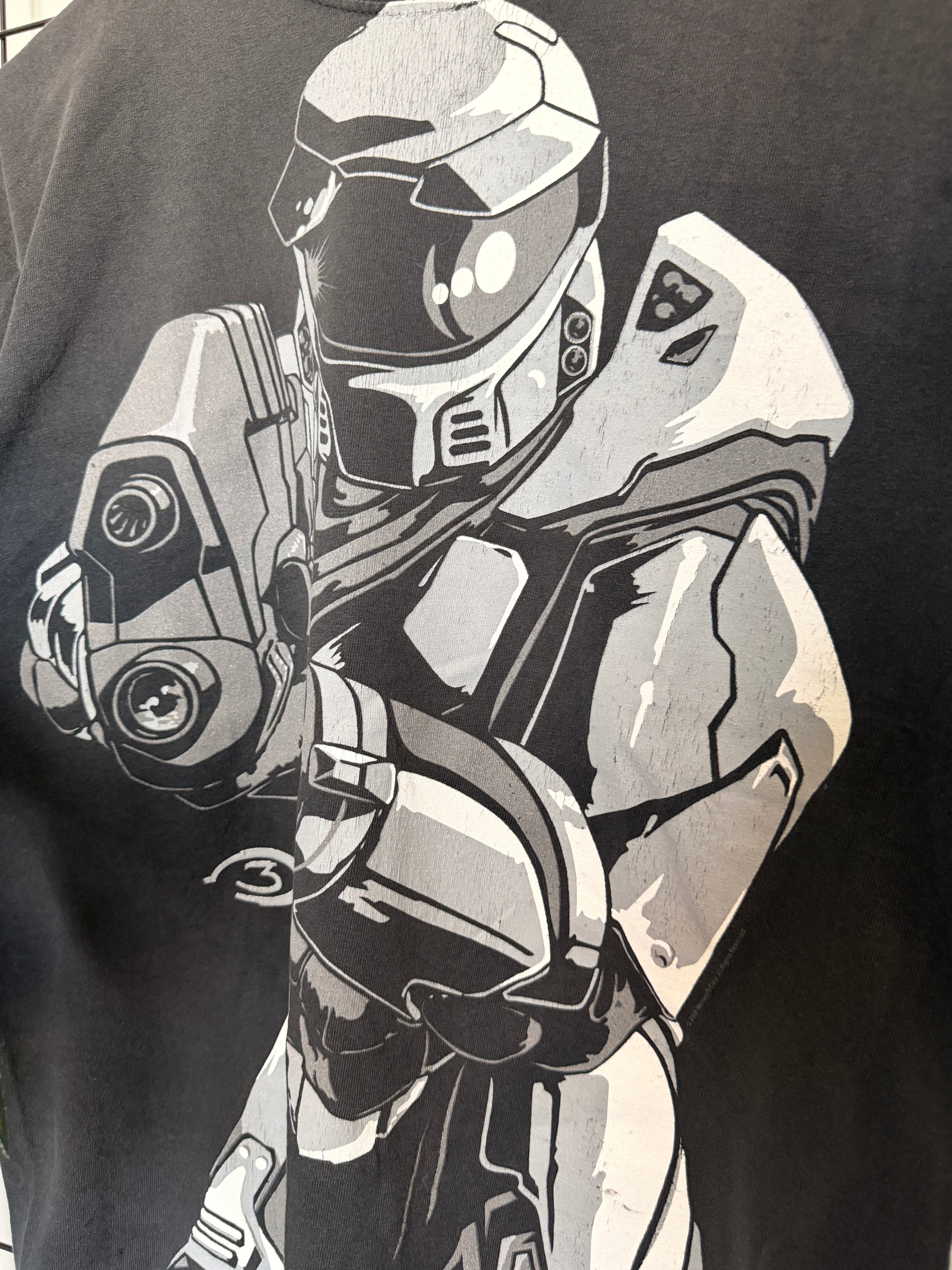 Halo big graphic print tee - M
