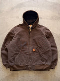 J130 dark brown Carhartt jacket - XL