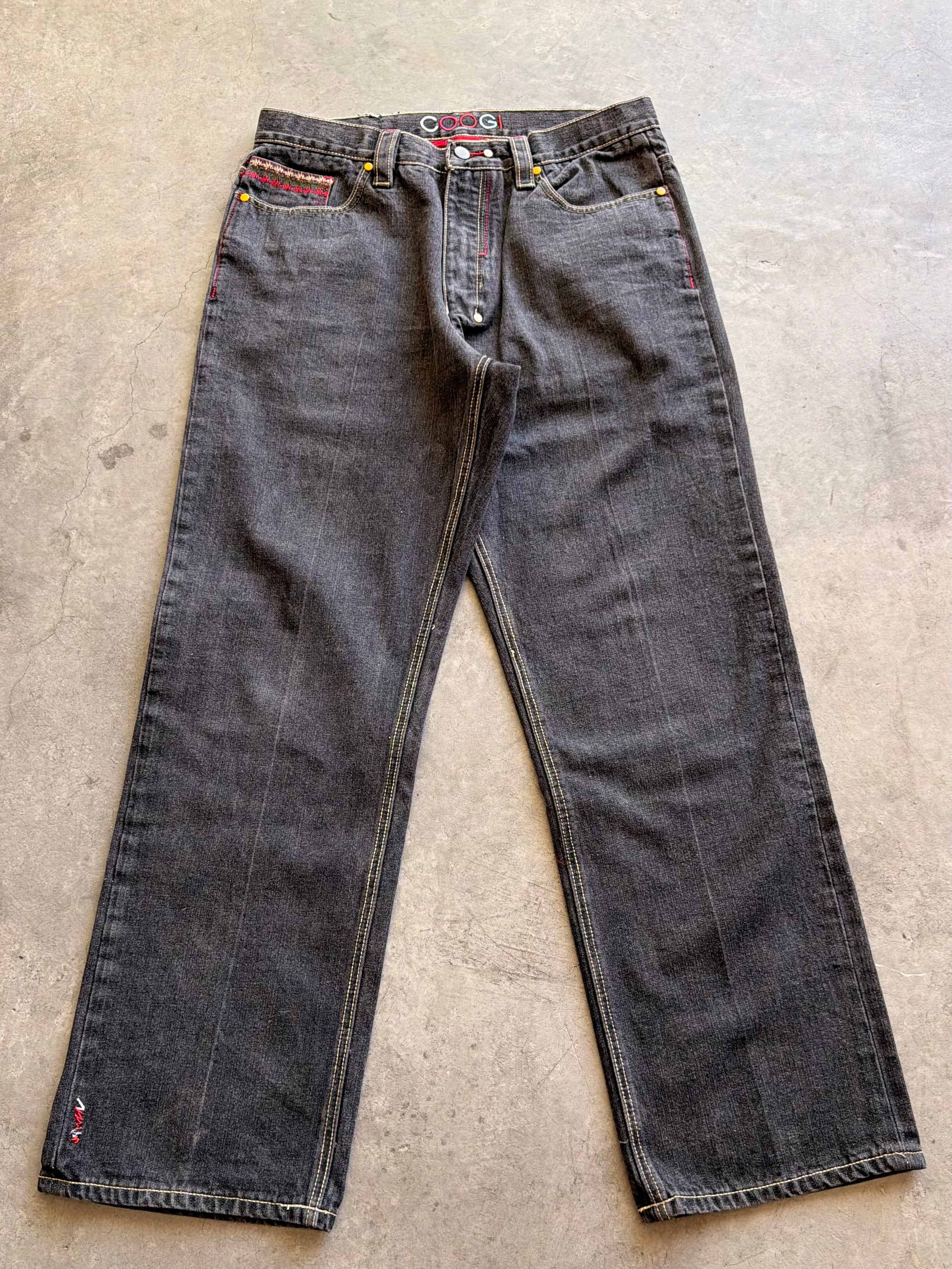 Coogi Y2K ash grey pants Sz 36