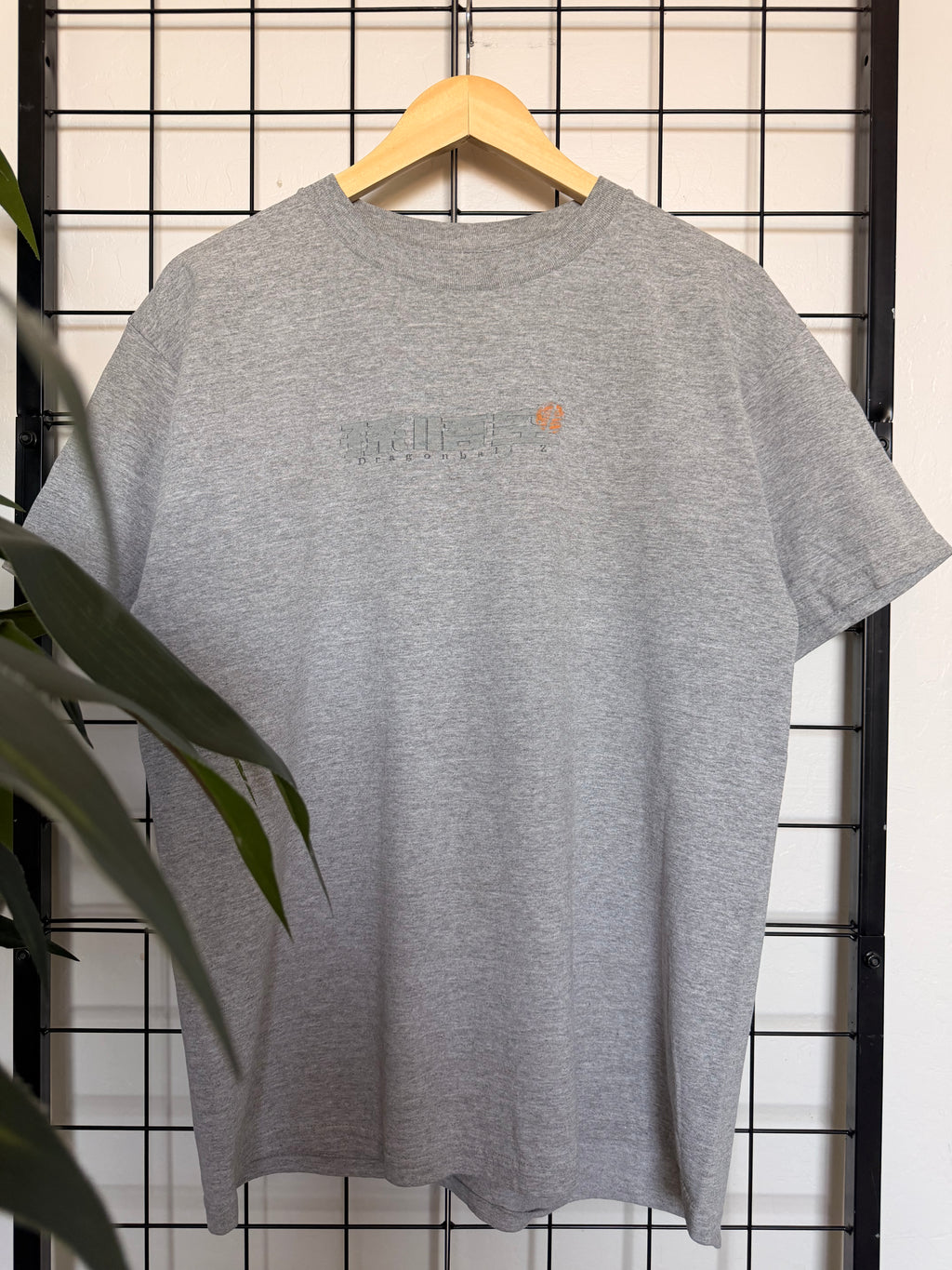 1998 DBZ Goku Super Saiyan 3 grey tee - L