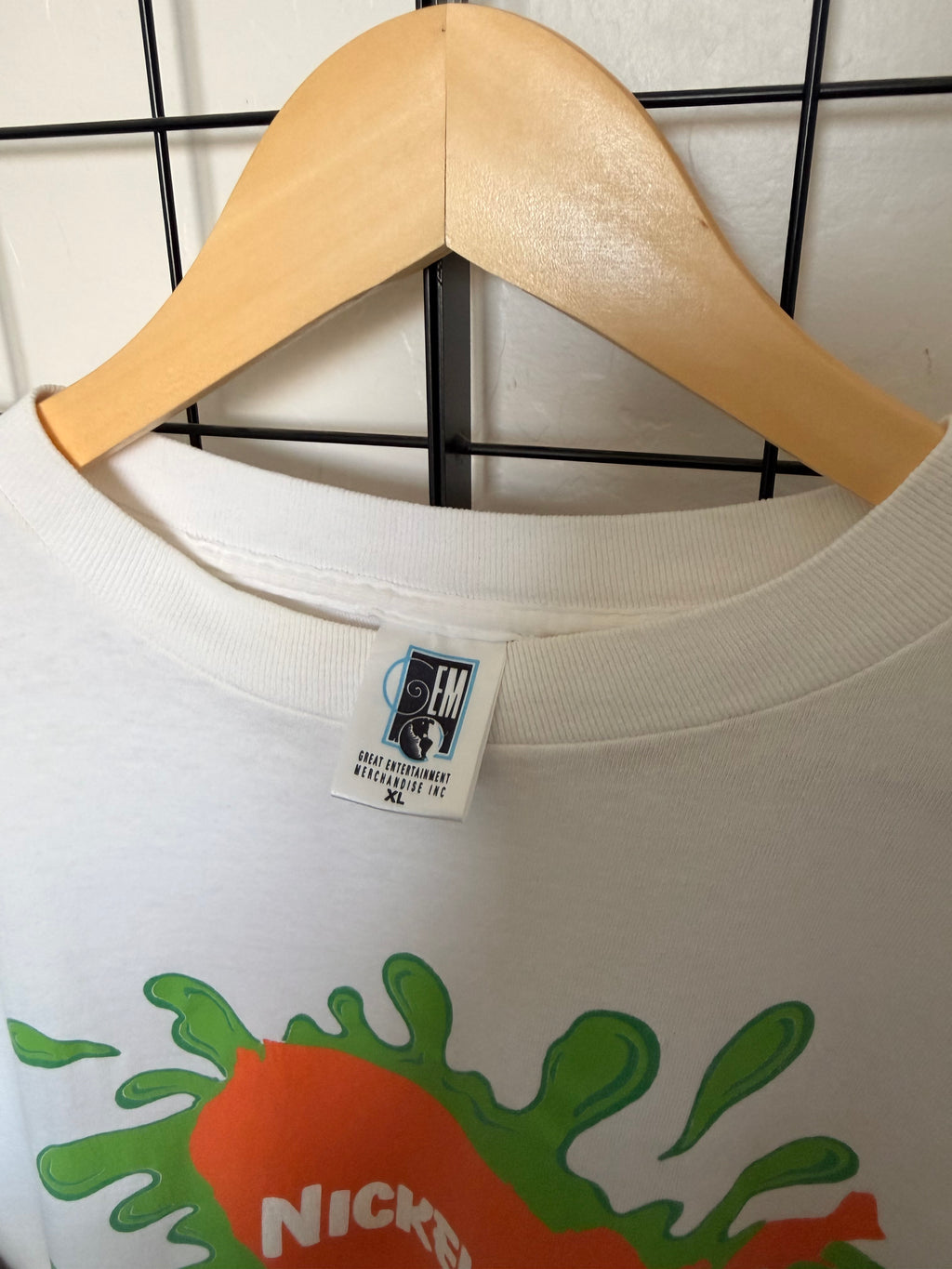 1993 Nickelodeon live tour tee - L