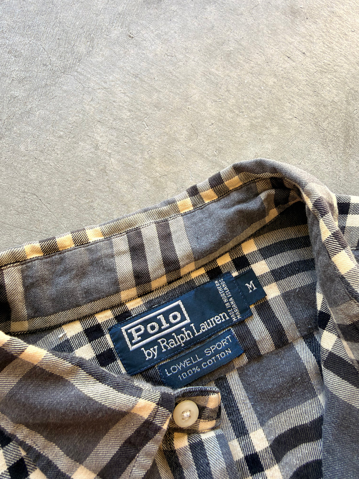 Grey Polo Ralph Lauren flannel - XL