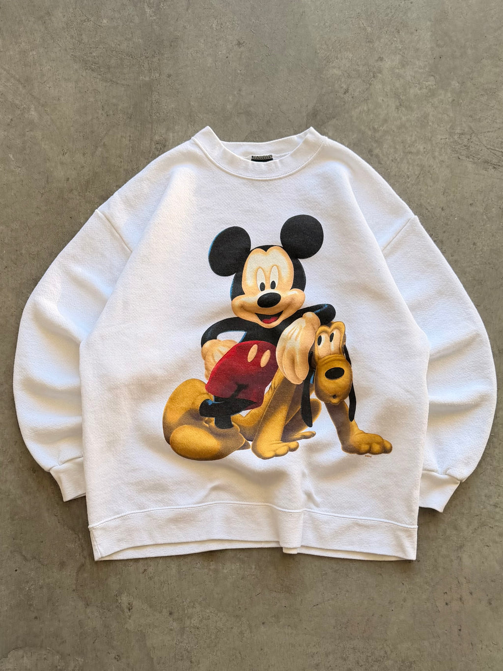 Mickey and Pluto crewneck - M