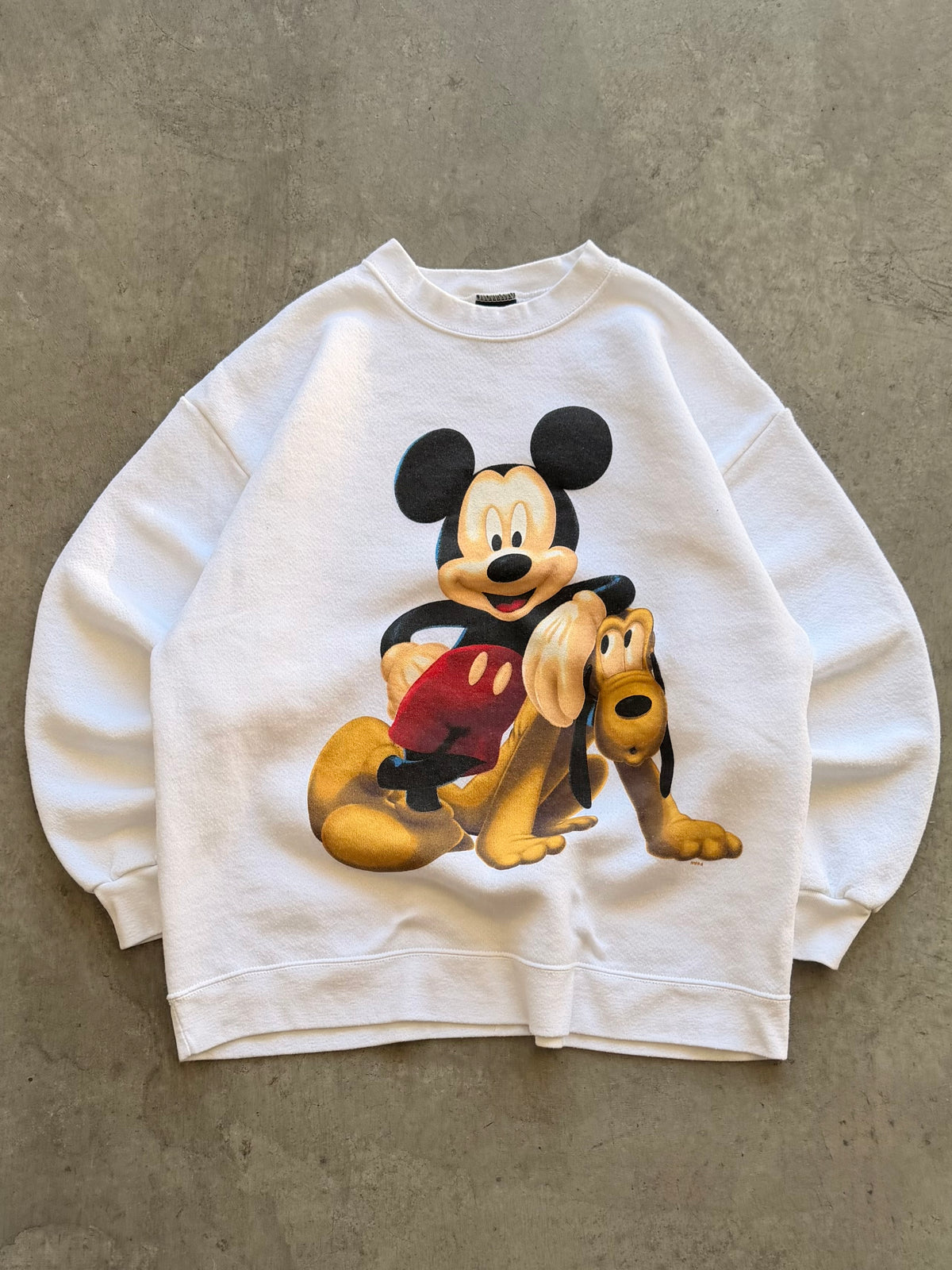 Mickey and Pluto crewneck - M