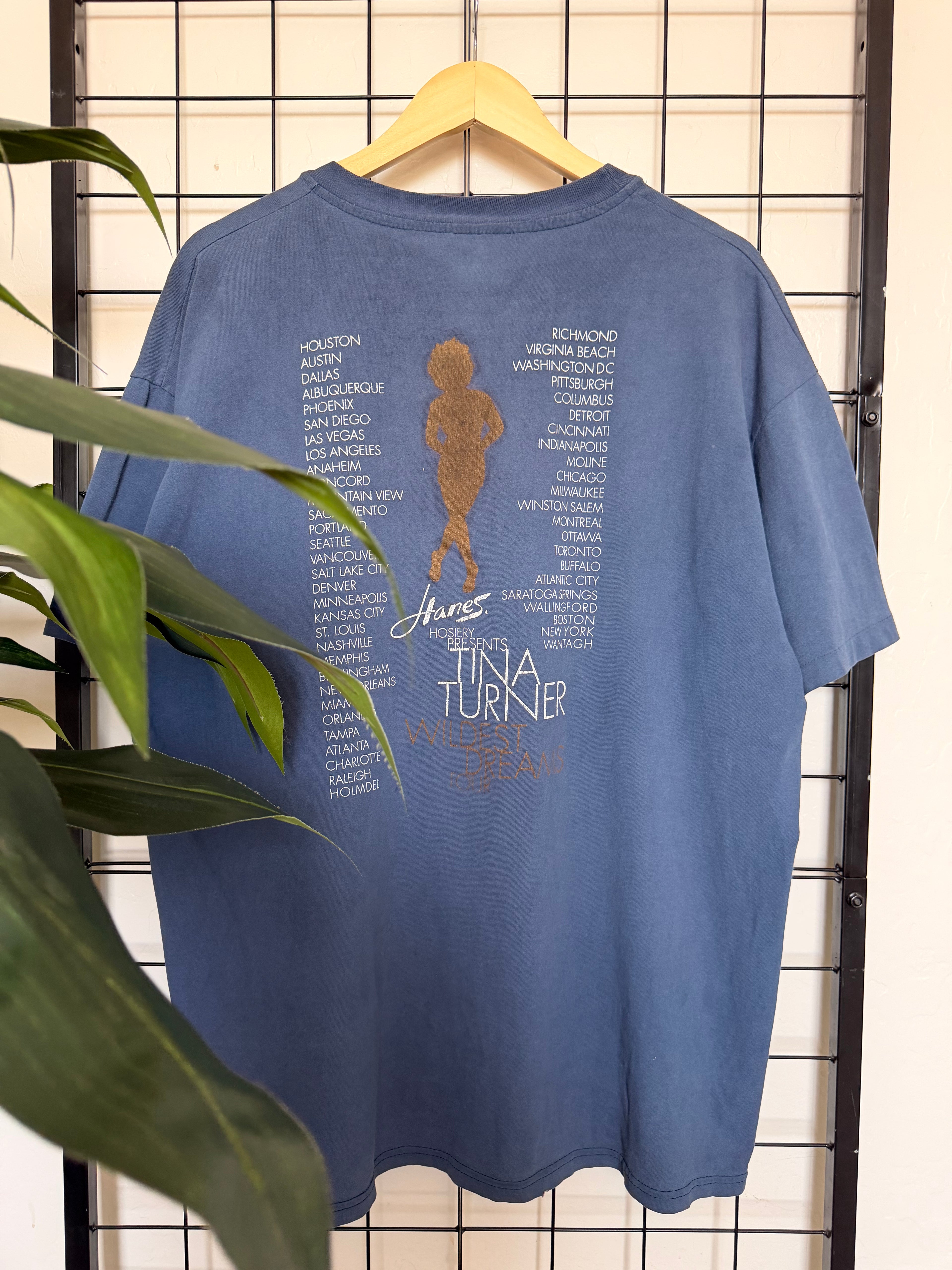 Tina Turner Wildest Dreams 90s tour tee - XL