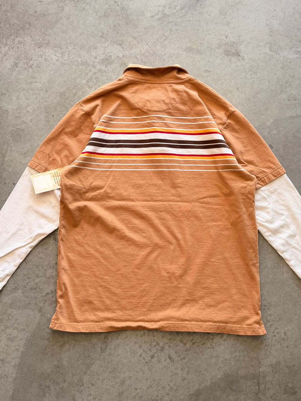 00s Ocean Pacific long sleeve polo - L