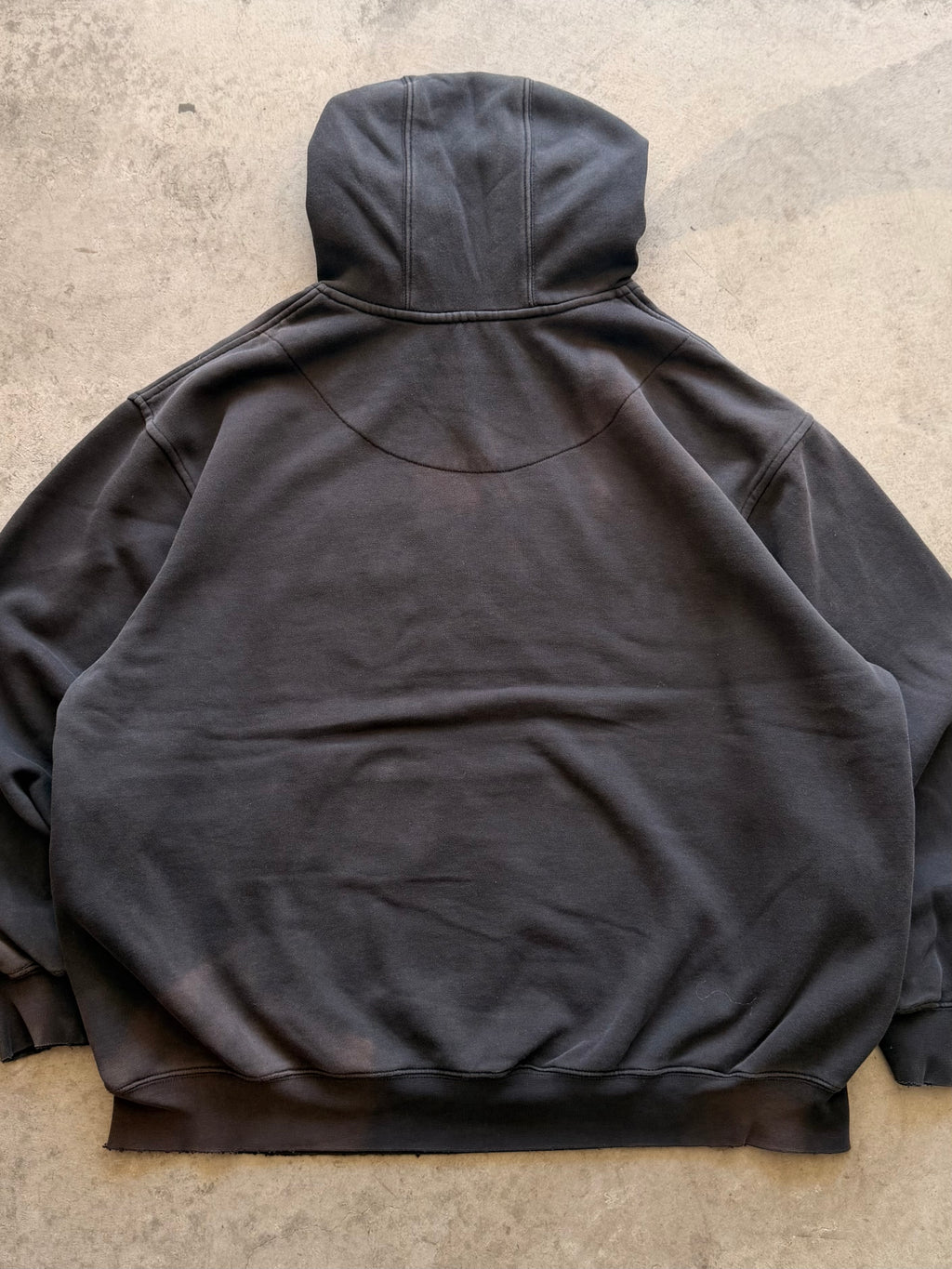 Vintage black Nike hoodie - XL