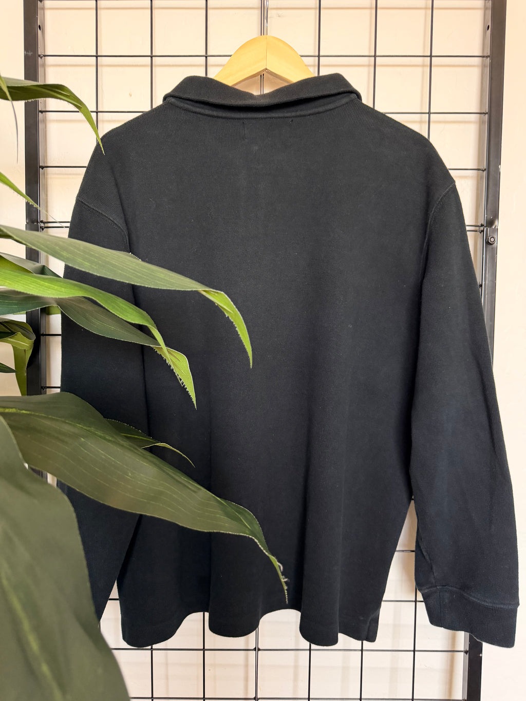 Polo Ralph Lauren black quarter zip - XL
