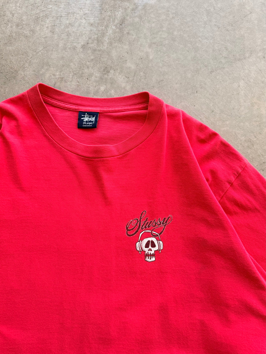 Vintage Stussy skull long sleeve - XL
