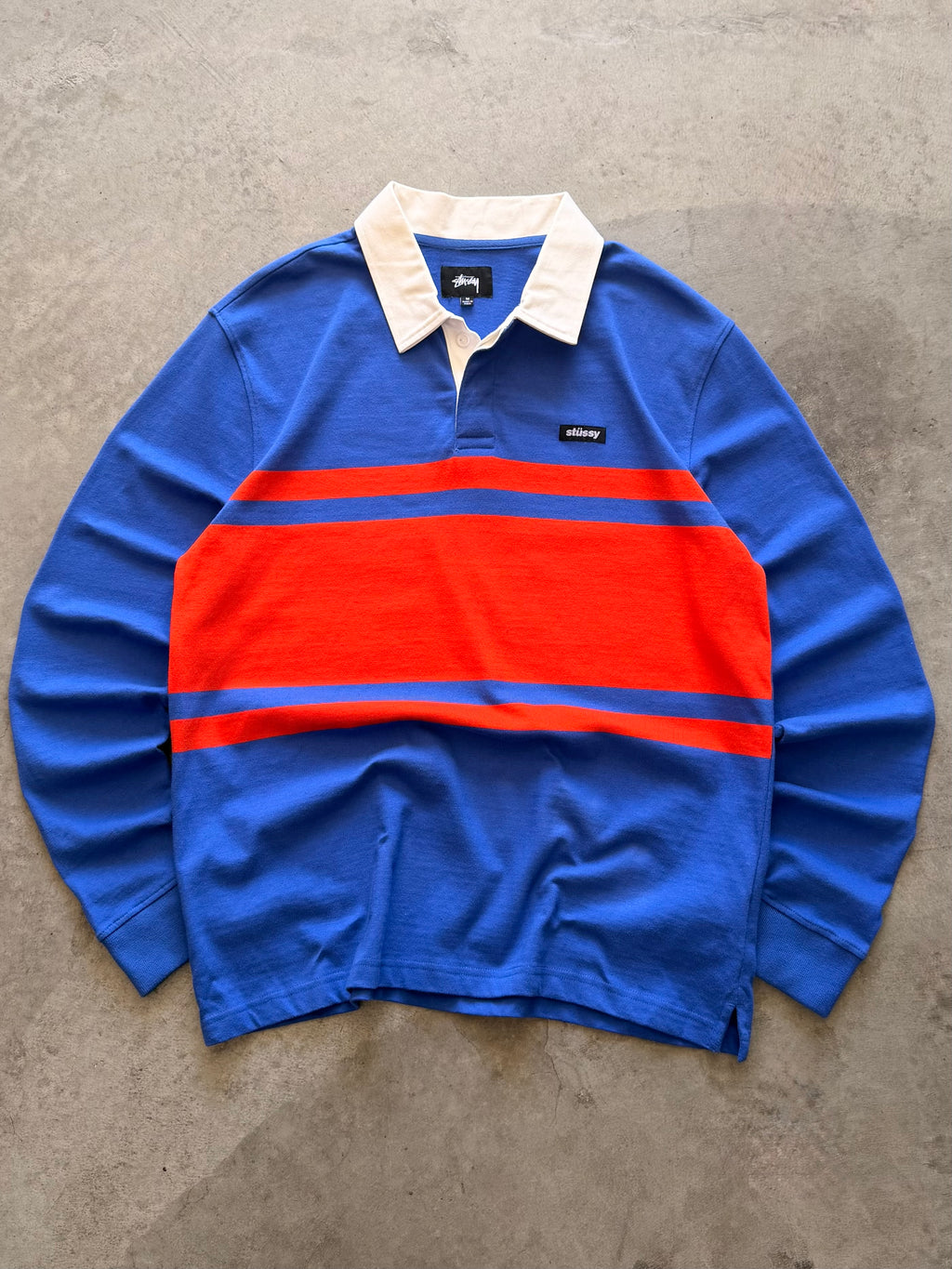 Stussy rugby polo - M