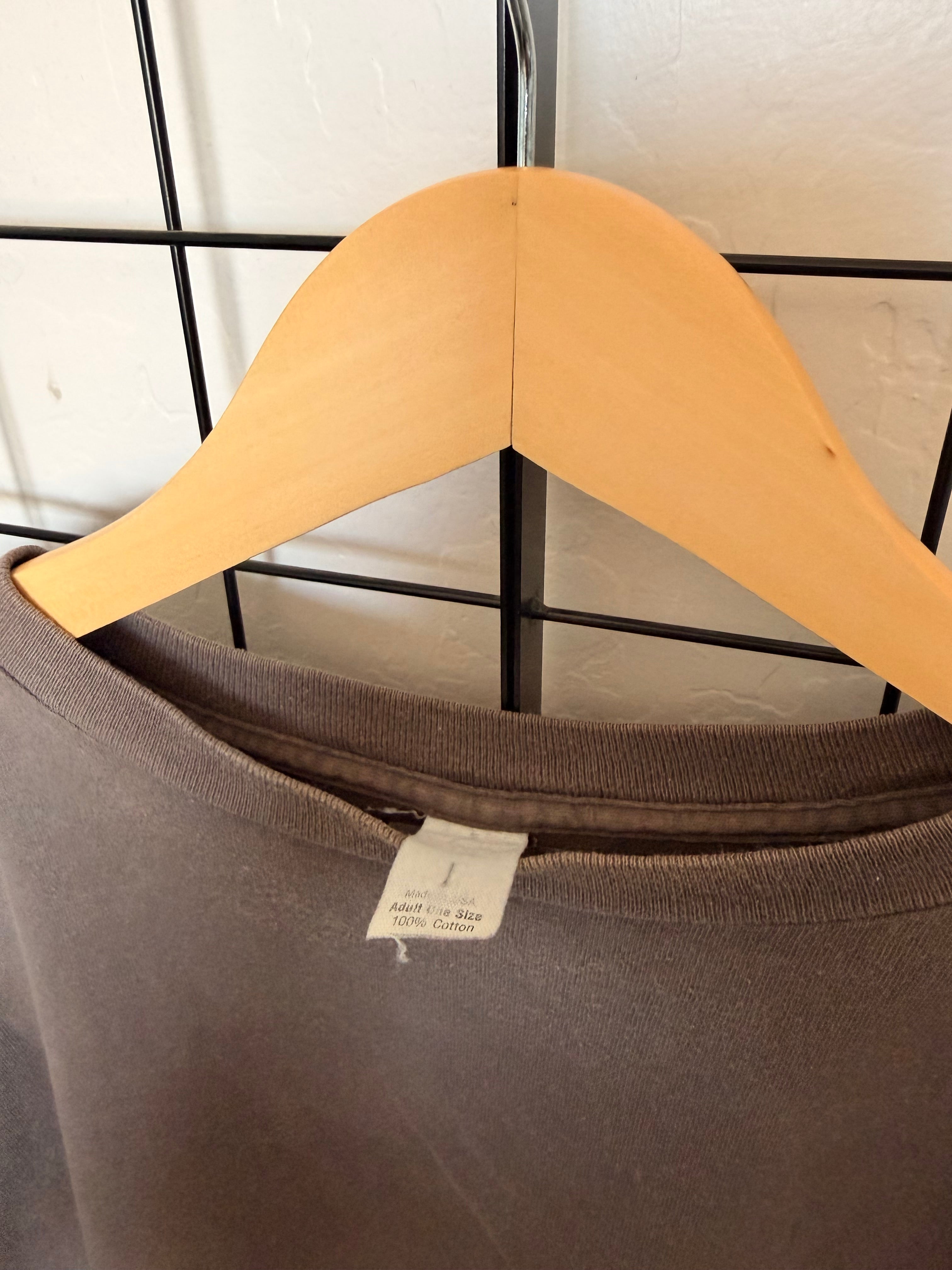 90s Marlboro cowboy brown tee - XL