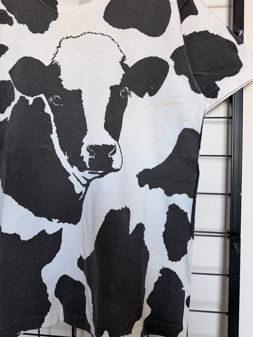 90s Cow AOP tee - L