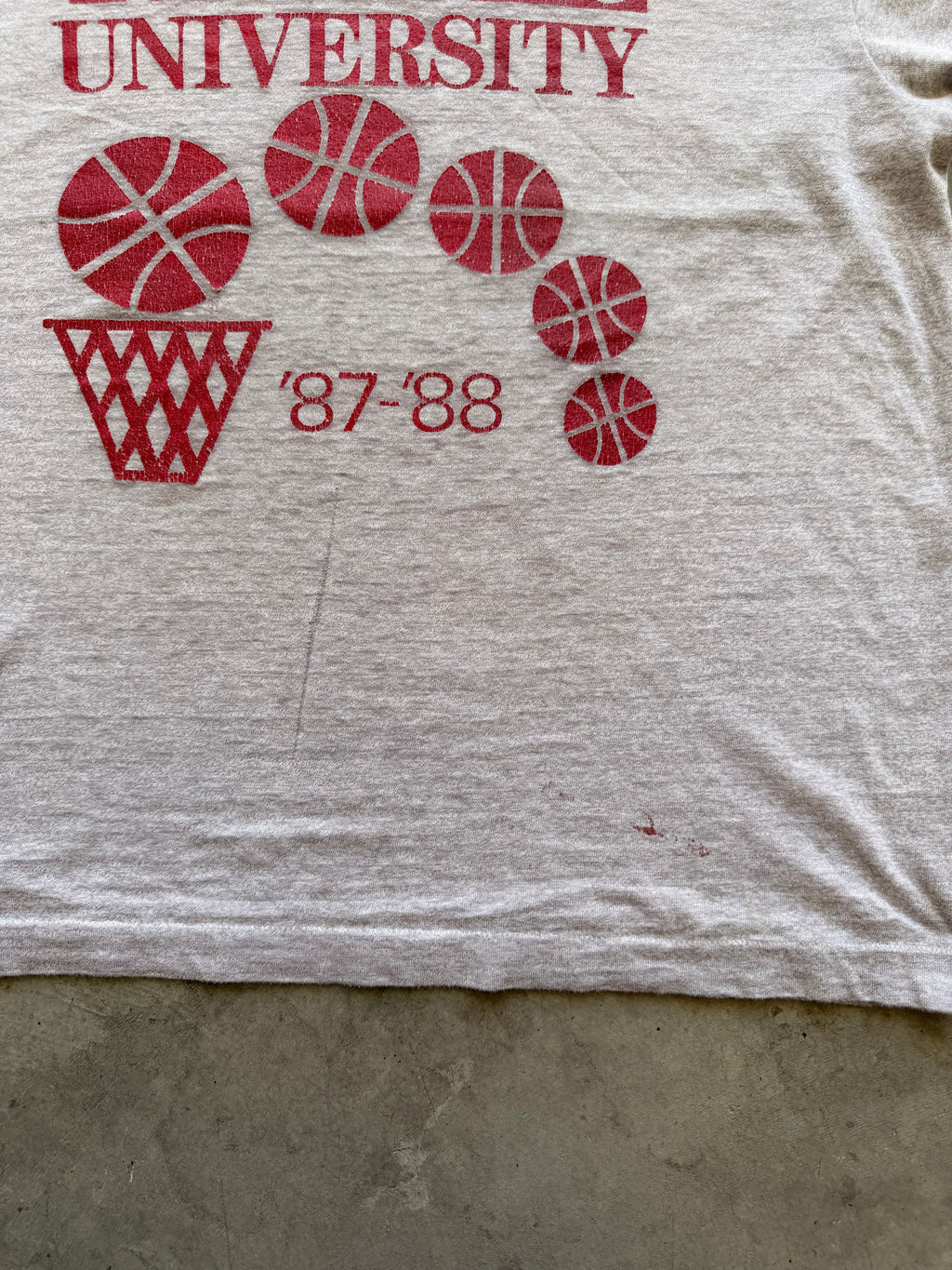 80s Temple University tee - M