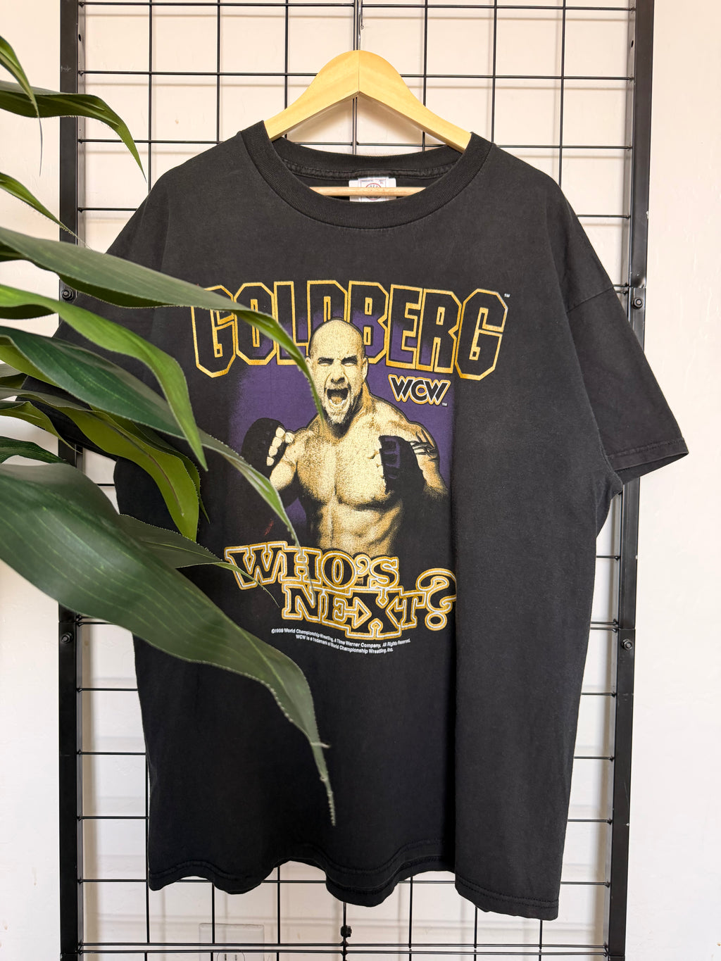 1998 WCW Goldberg Who's Next? tee - XL