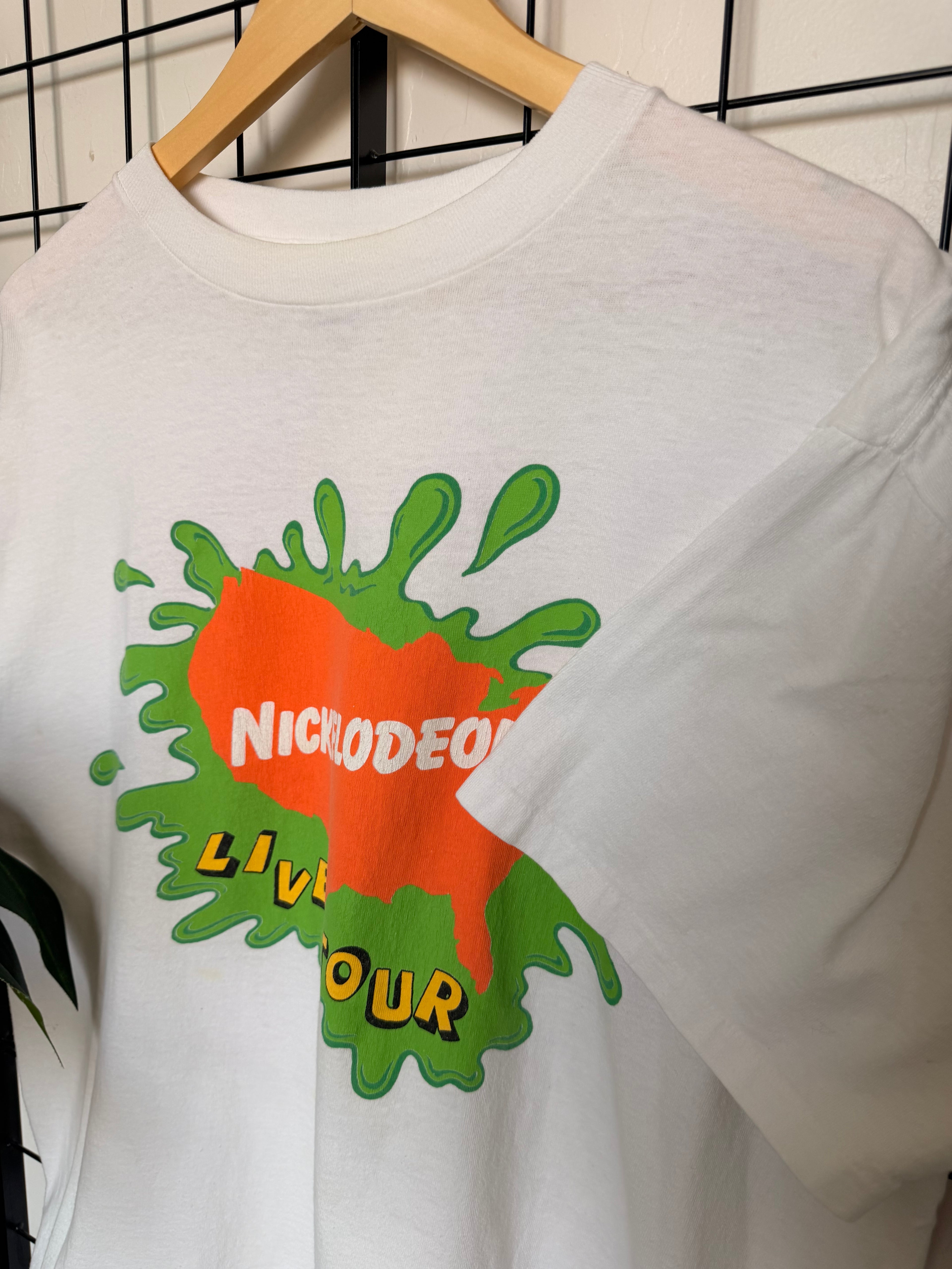 1993 Nickelodeon live tour tee - L