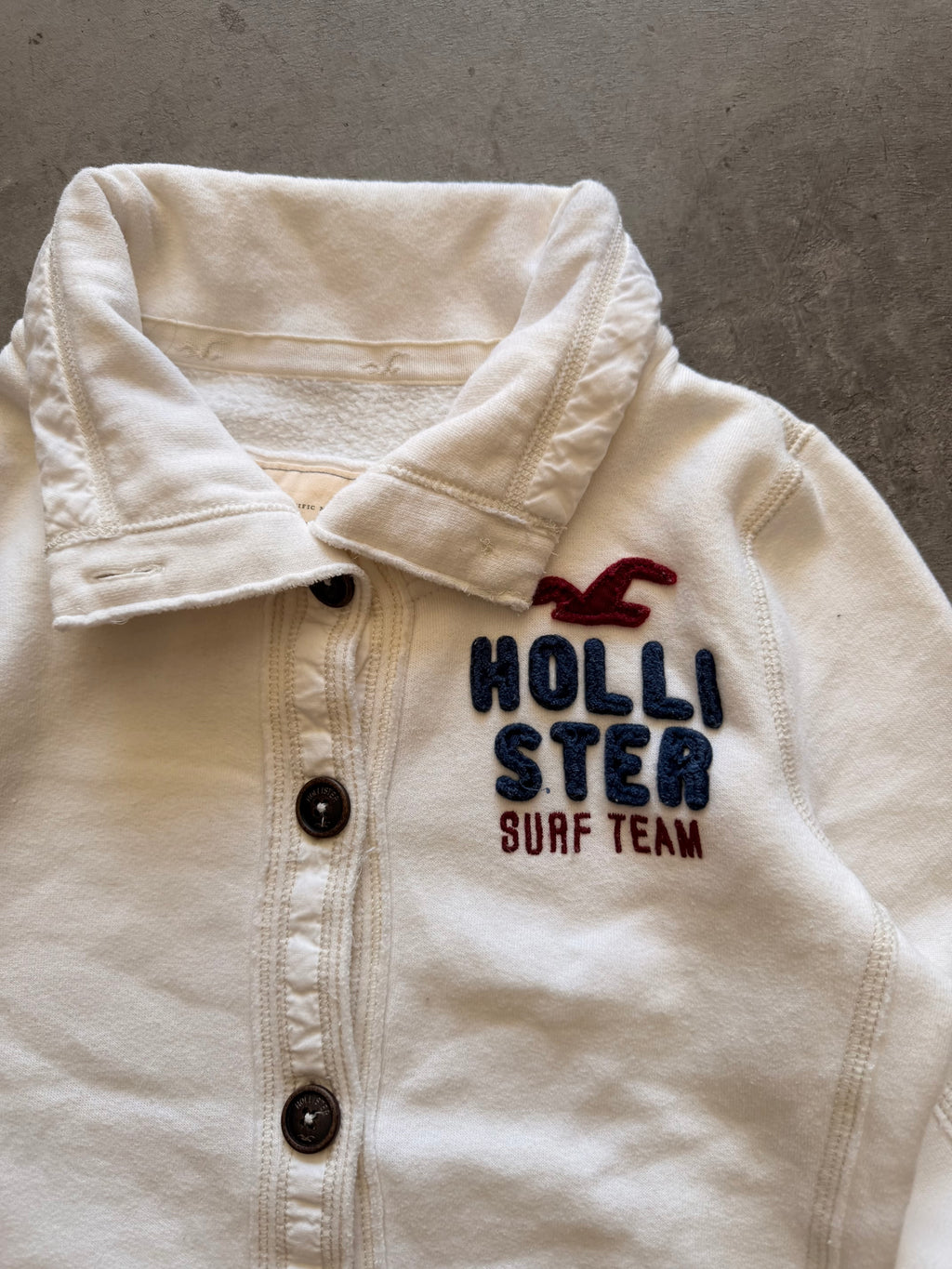 y2k Hollister white button up - S