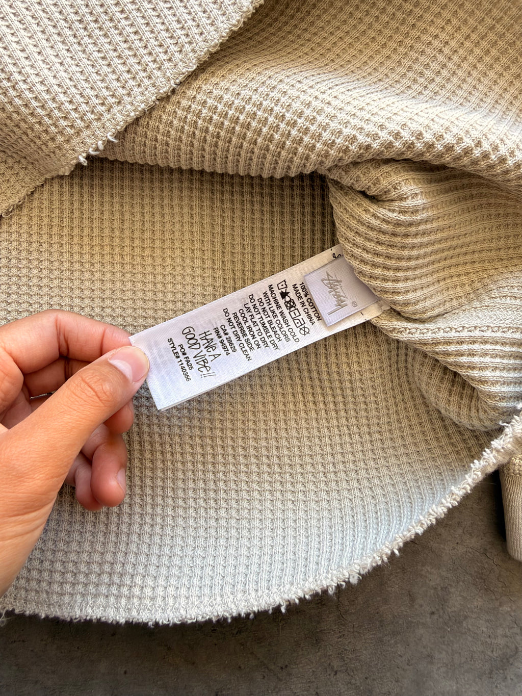 Stussy thermal basic logo - L
