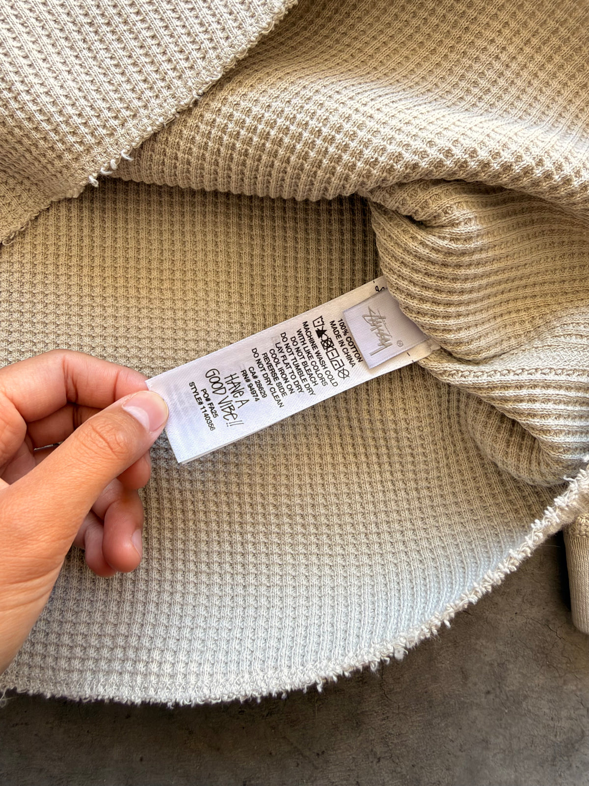 Stussy thermal basic logo - L