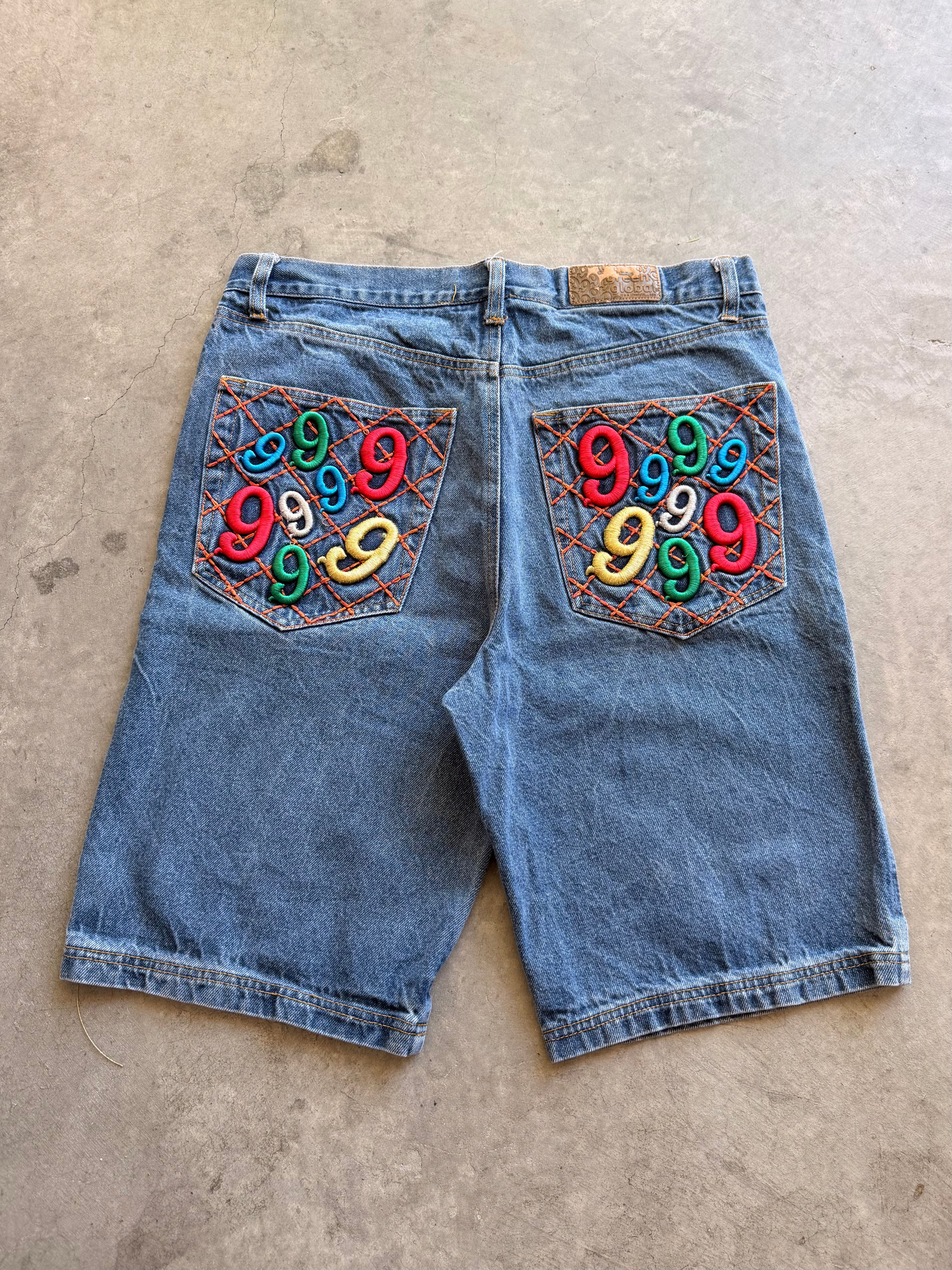 Gino Green Global jorts Sz 34