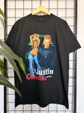 Justin & Christina black tour tee - L