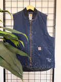 2004 Carhartt VO2 MDT navy vest - L