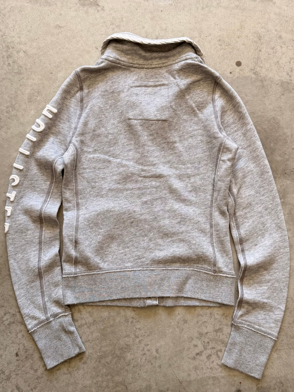 y2k Hollister grey button up - S