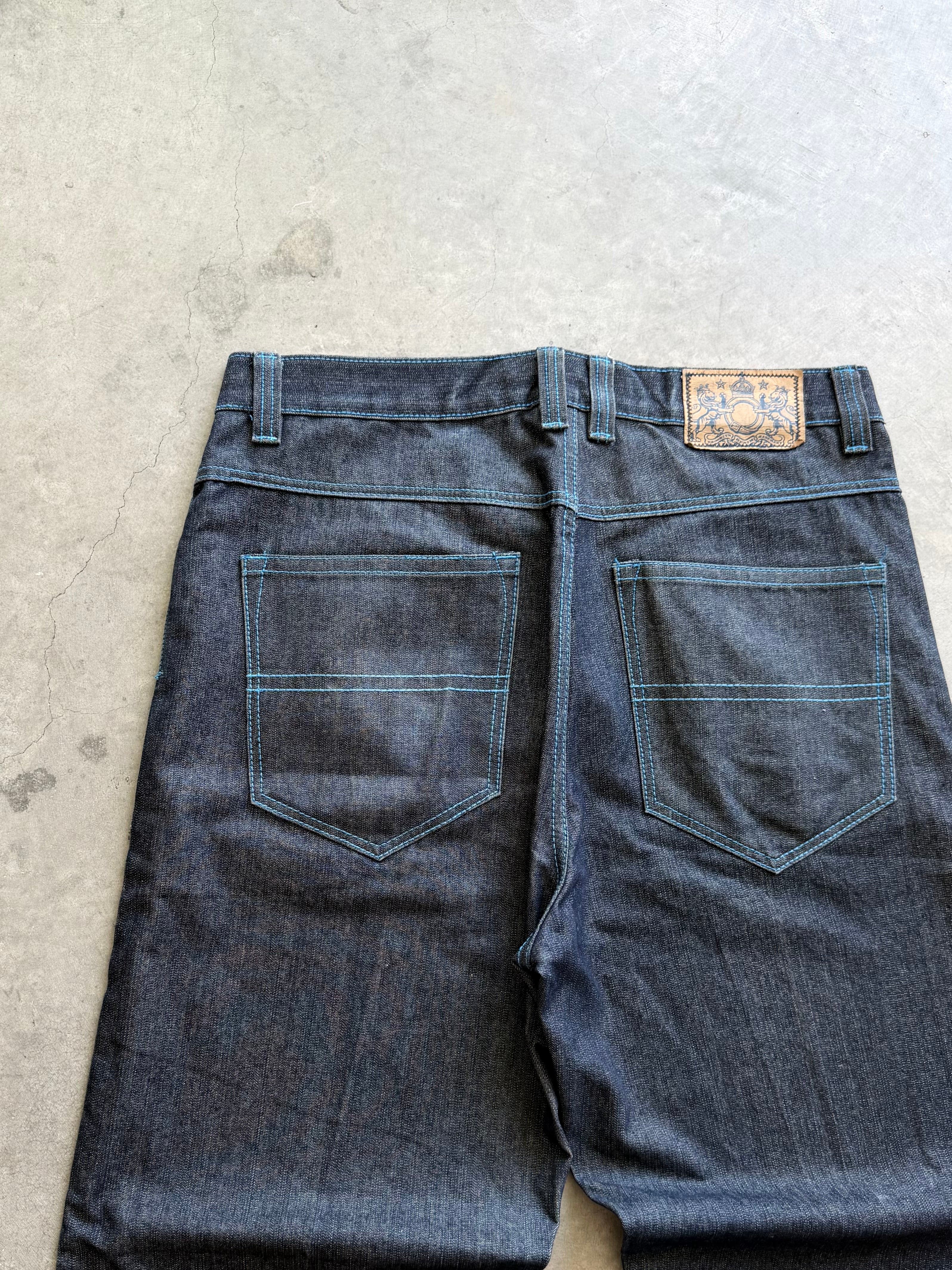 Brooklyn raw y2k denim jeans Sz 36